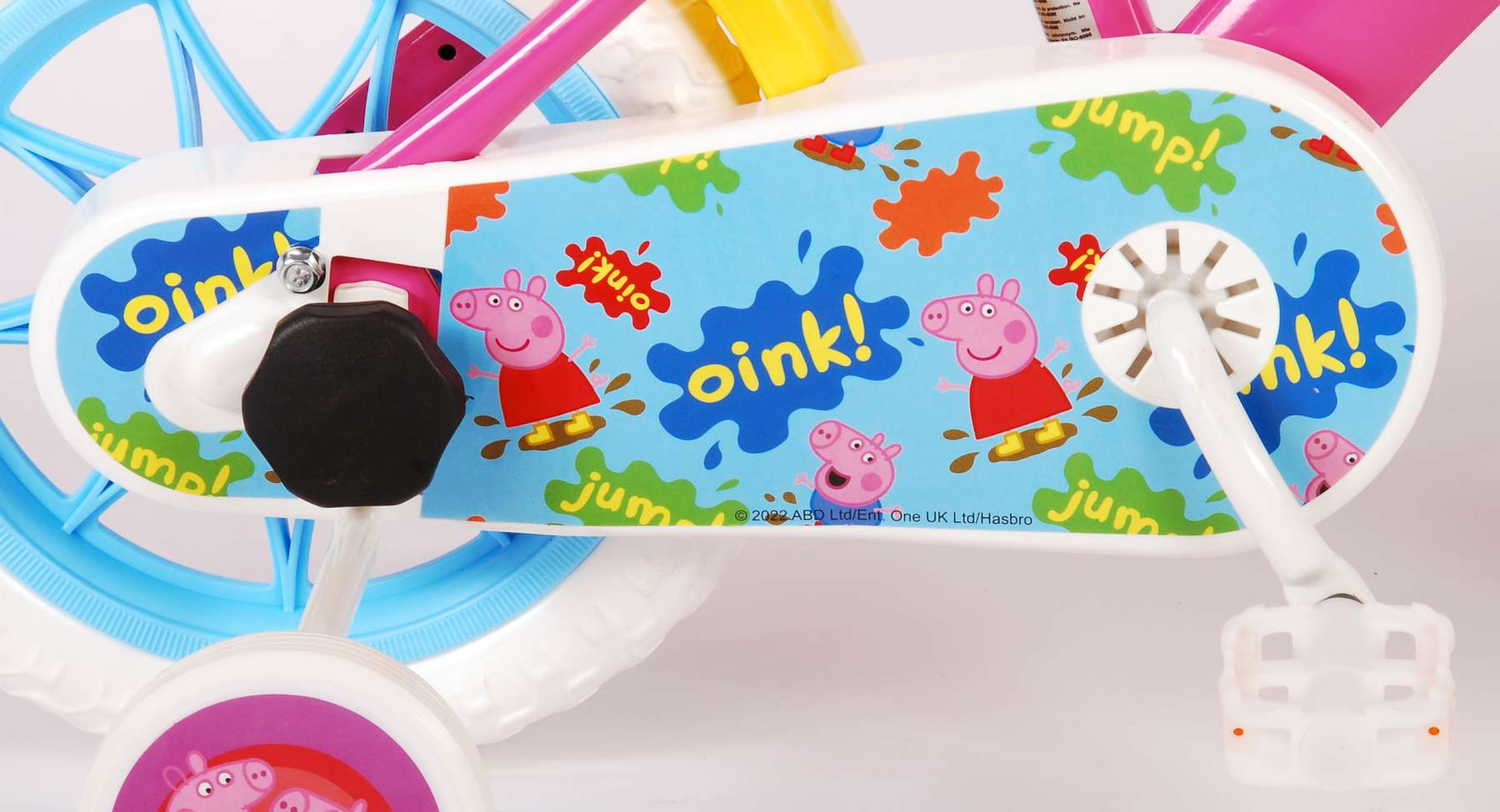 Bicicletta Peppa Pig 12" Età 3/4 Anni con Rotelle - 34593
