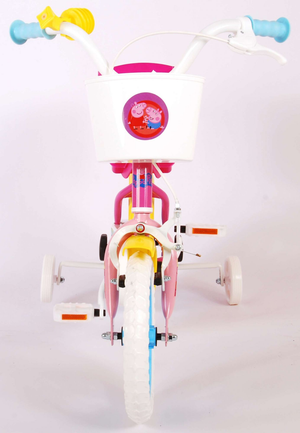 Bicicletta Peppa Pig 12" Età 3/4 Anni con Rotelle - 34593