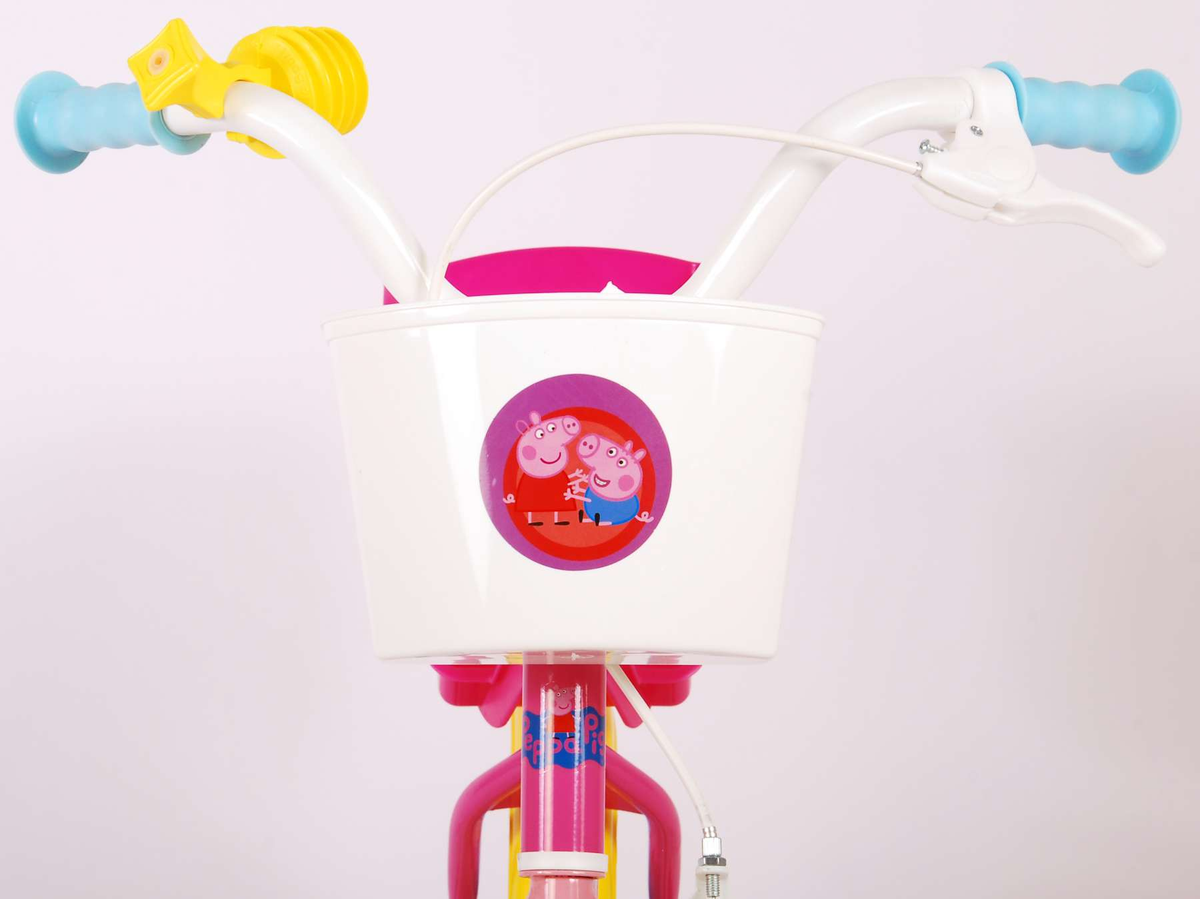 Bicicletta Peppa Pig 12" Età 3/4 Anni con Rotelle - 34593