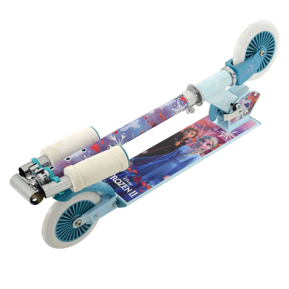 Monopattino Frozen Ii DISNEY Elsa Anna 2 Ruote Manubrio Regolabile - 34793