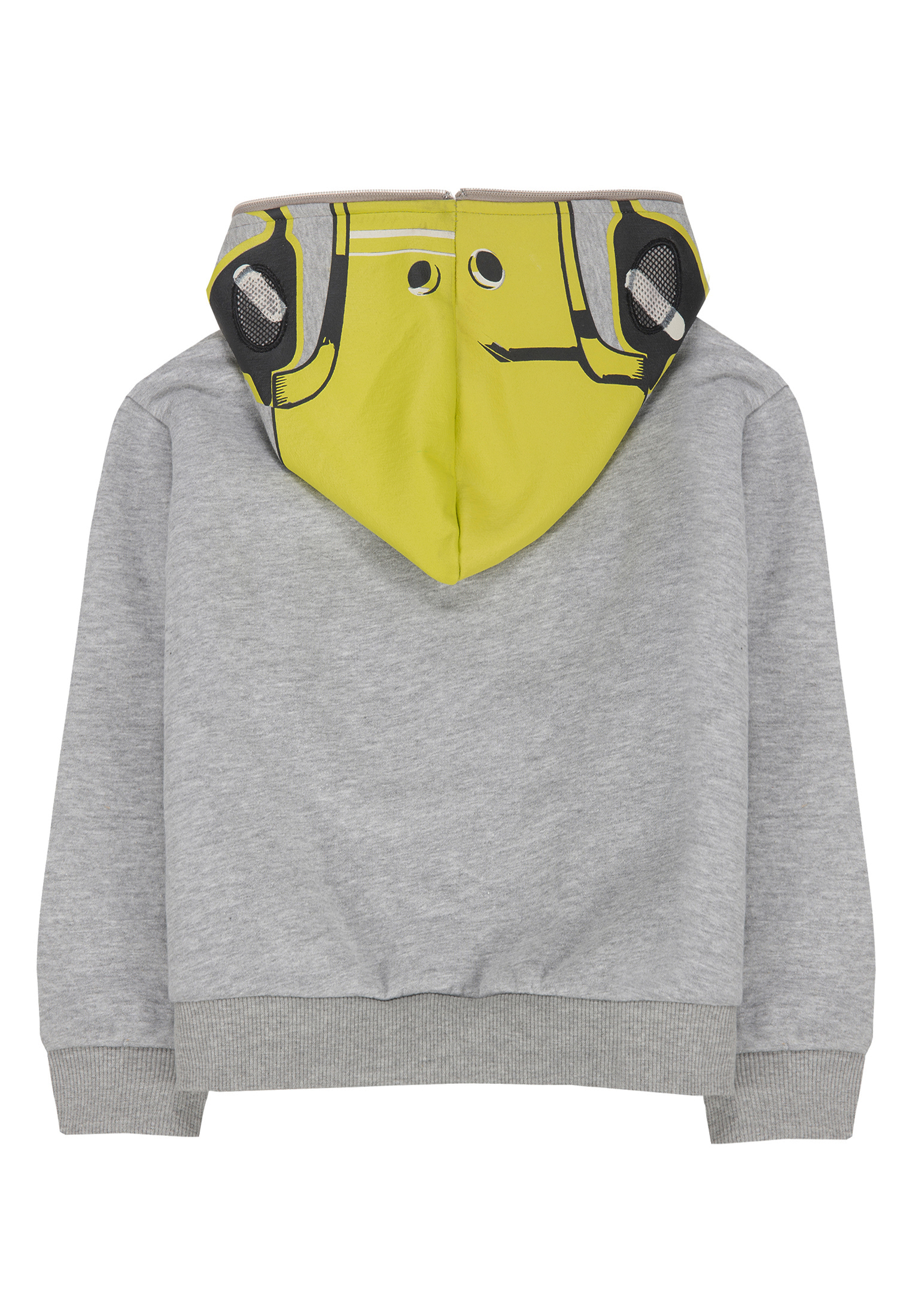 Felpa con Zip e Cappuccio Bambino Ragazzo Ubs2 90%co 10%vi - H229449