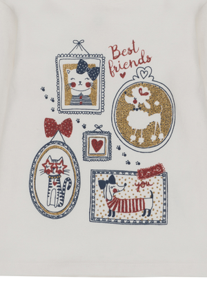 T-Shirt M.l. Bambina Neonata Pantaloncini Ubs2 95%co 5%el - H229600