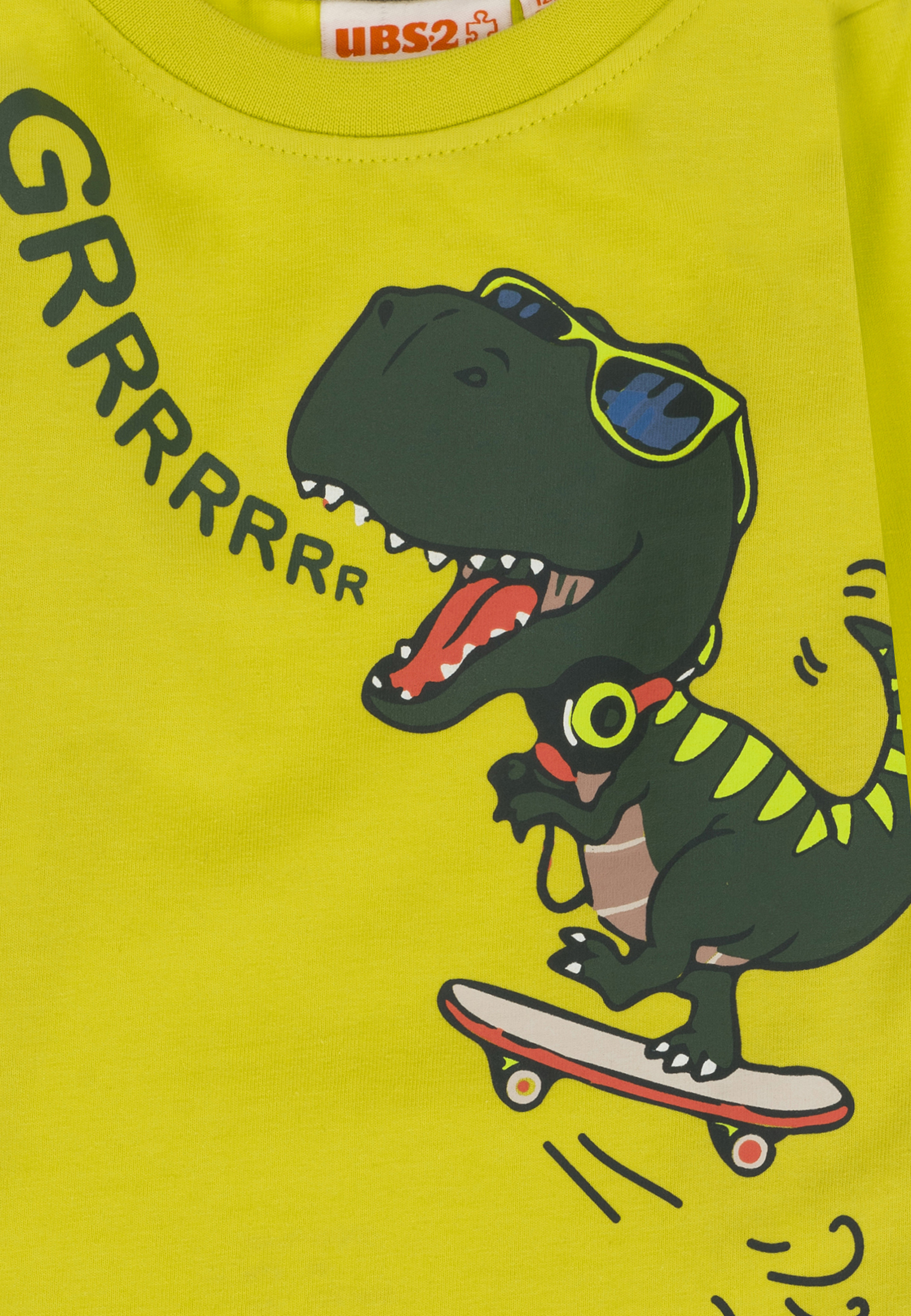 T-Shirt M.l. Dinosauri Neonato Bambino Ubs2 100%co Organico - H229638