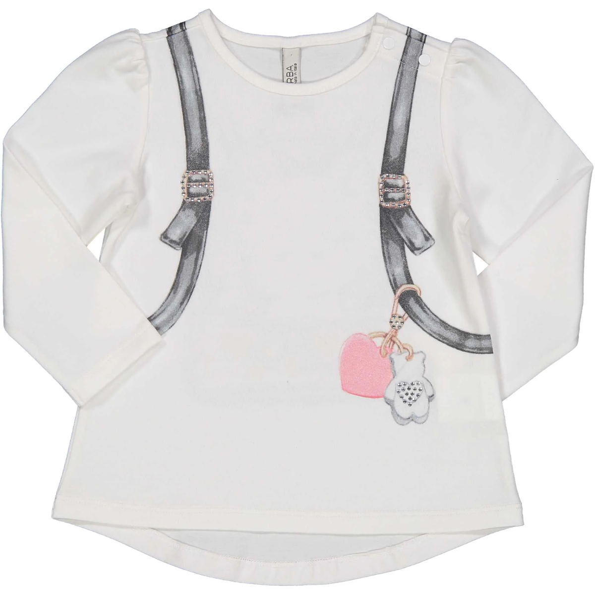 T-Shirt M.l. Maxi Maglietta Mauli Neonata 95%co 5%ea - 54042.00.10e