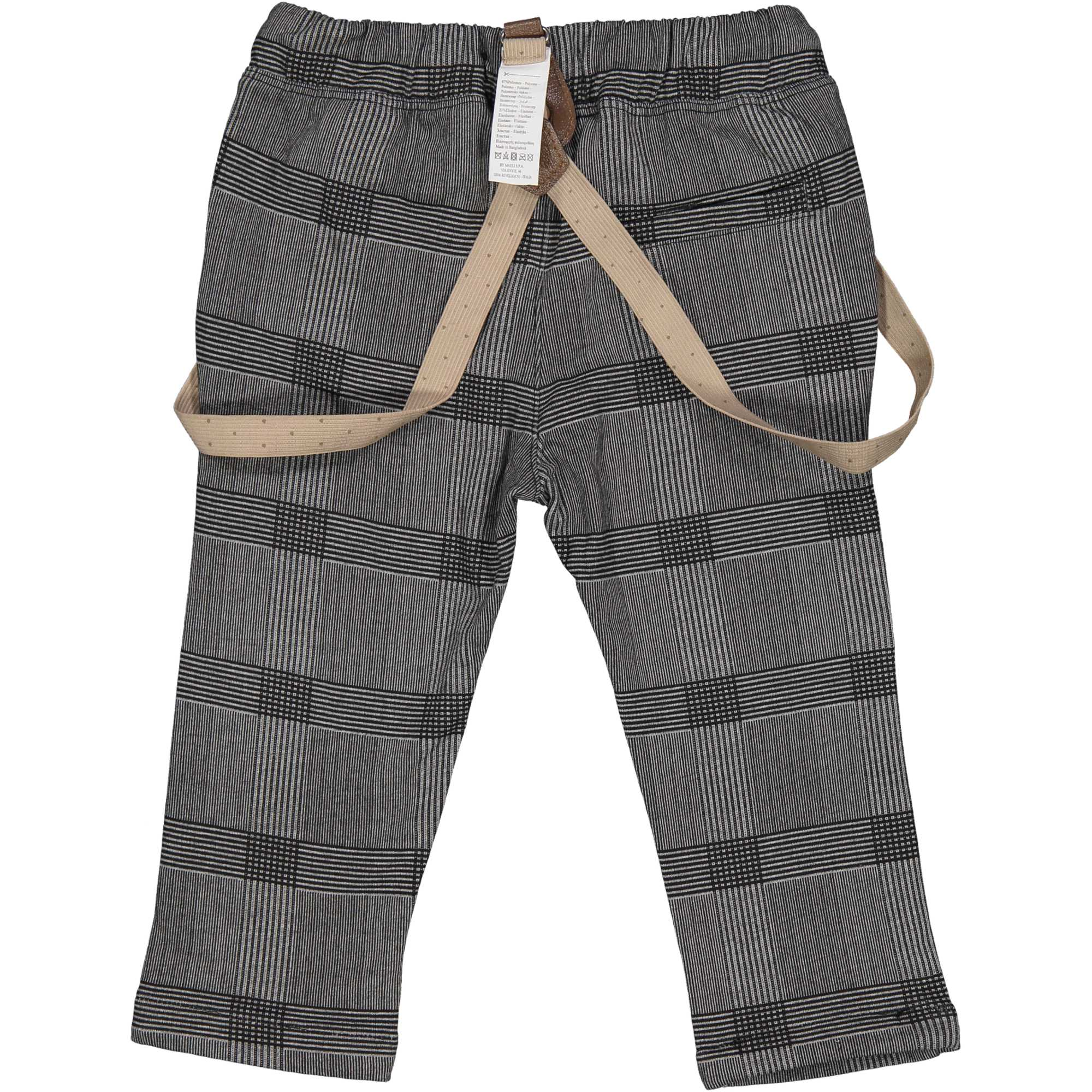 Pantalone Lungo con Bretelle Neonato Bambino Mauli 85% Co 15%vi - 52047.00.94z