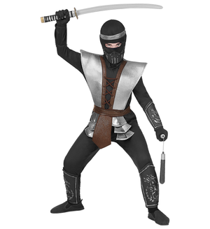 Costume Carnevale Master Ninja Bambino Abito Travestimento - 0707