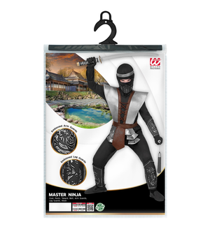Costume Carnevale Master Ninja Bambino Abito Travestimento - 0707