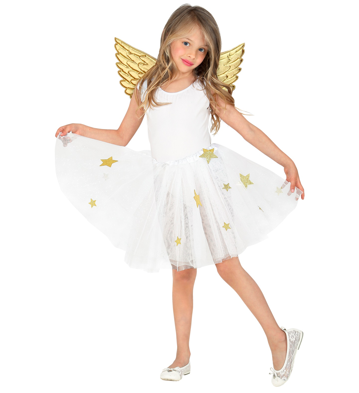 Set Travestimento Angelo Tutu Ali Accessori Carnevale Natale - 10322