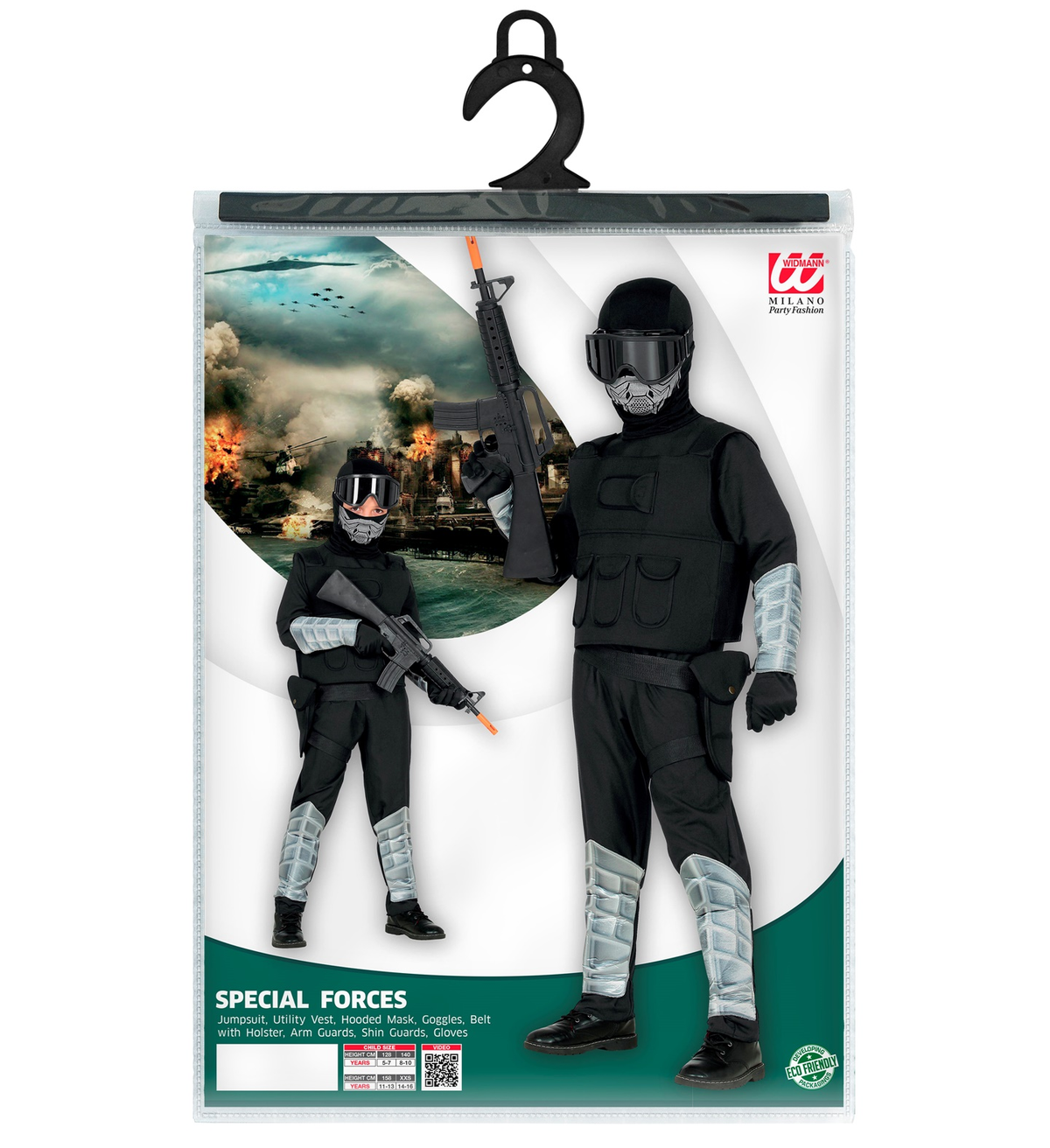 Costume Carnevale Special Forces Bambino Abito Travestimento - 5261