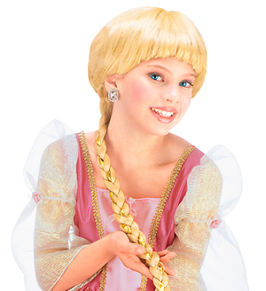 Parrucca Rapunzel con Treccia Extra Lunga Accessori per Abito Vestito Travestimento Carnevale - 6290r