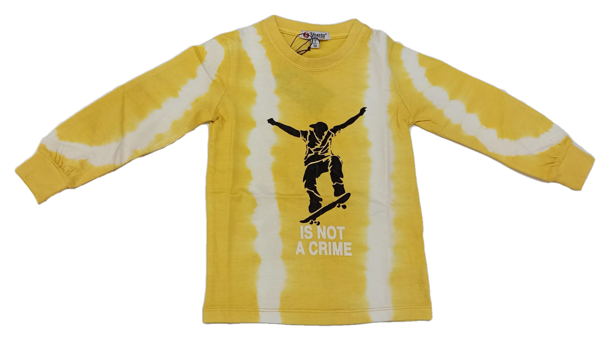 T-Shirt M.l. Maglietta Yours Baby Bambino 100% Co - Ay6091
