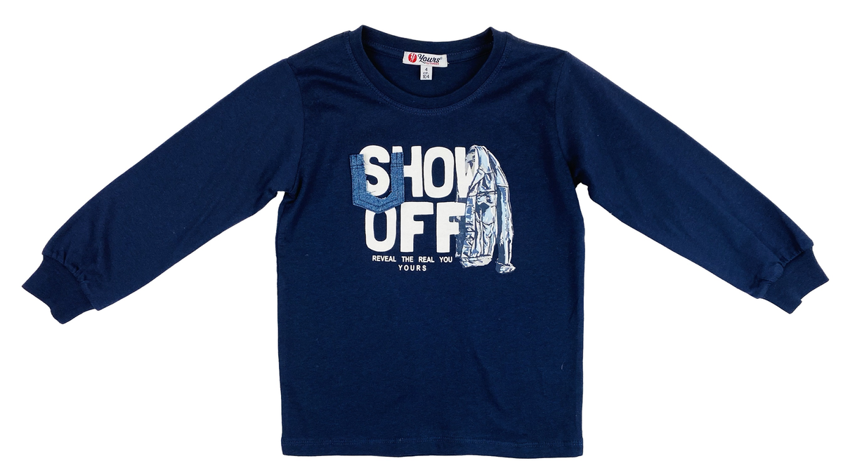 T-Shirt M.l. Maglietta Yours Baby Bambino 100% Co - Ay6048