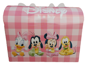 Baule Porta Bomboniere DISNEY Minnie e Paperina Cm. 33x16x26