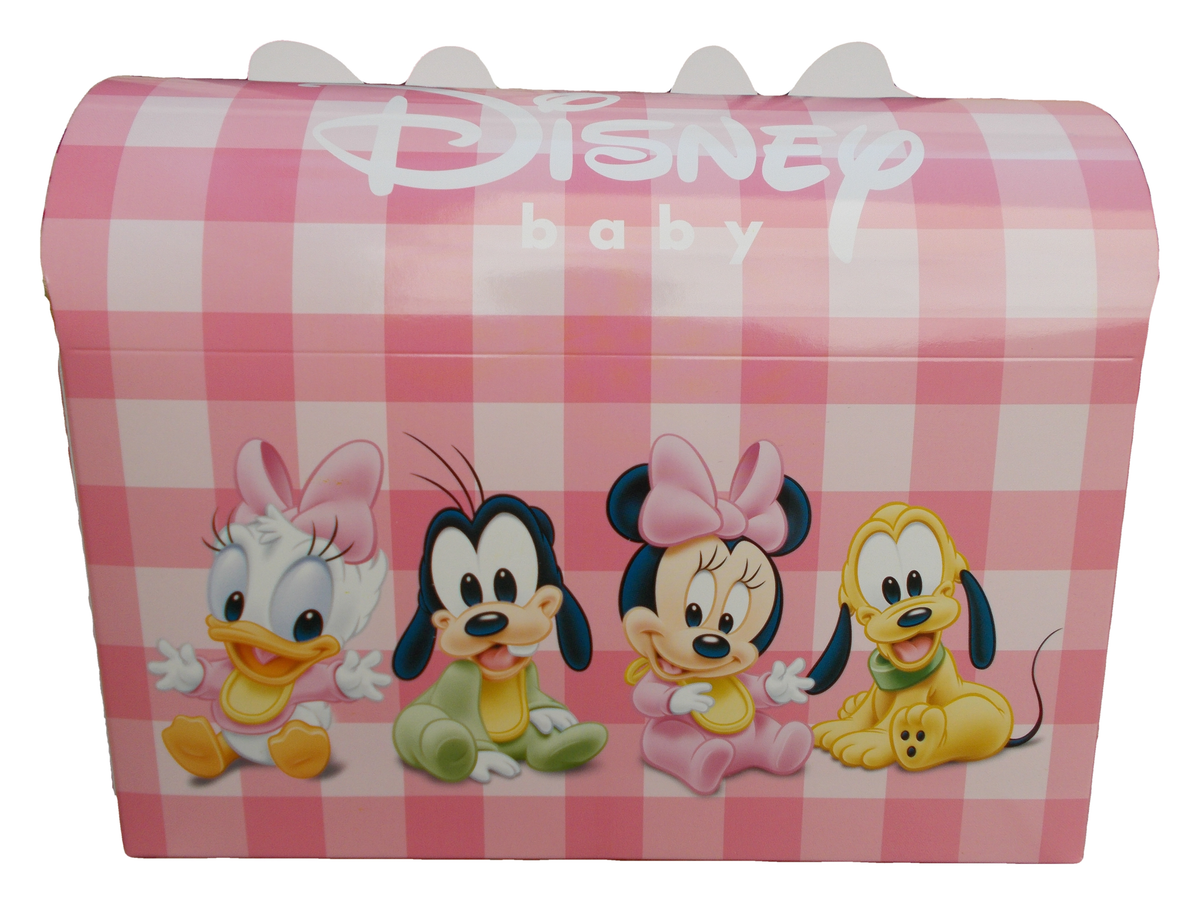 Baule Porta Bomboniere DISNEY Minnie e Paperina Cm. 33x16x26