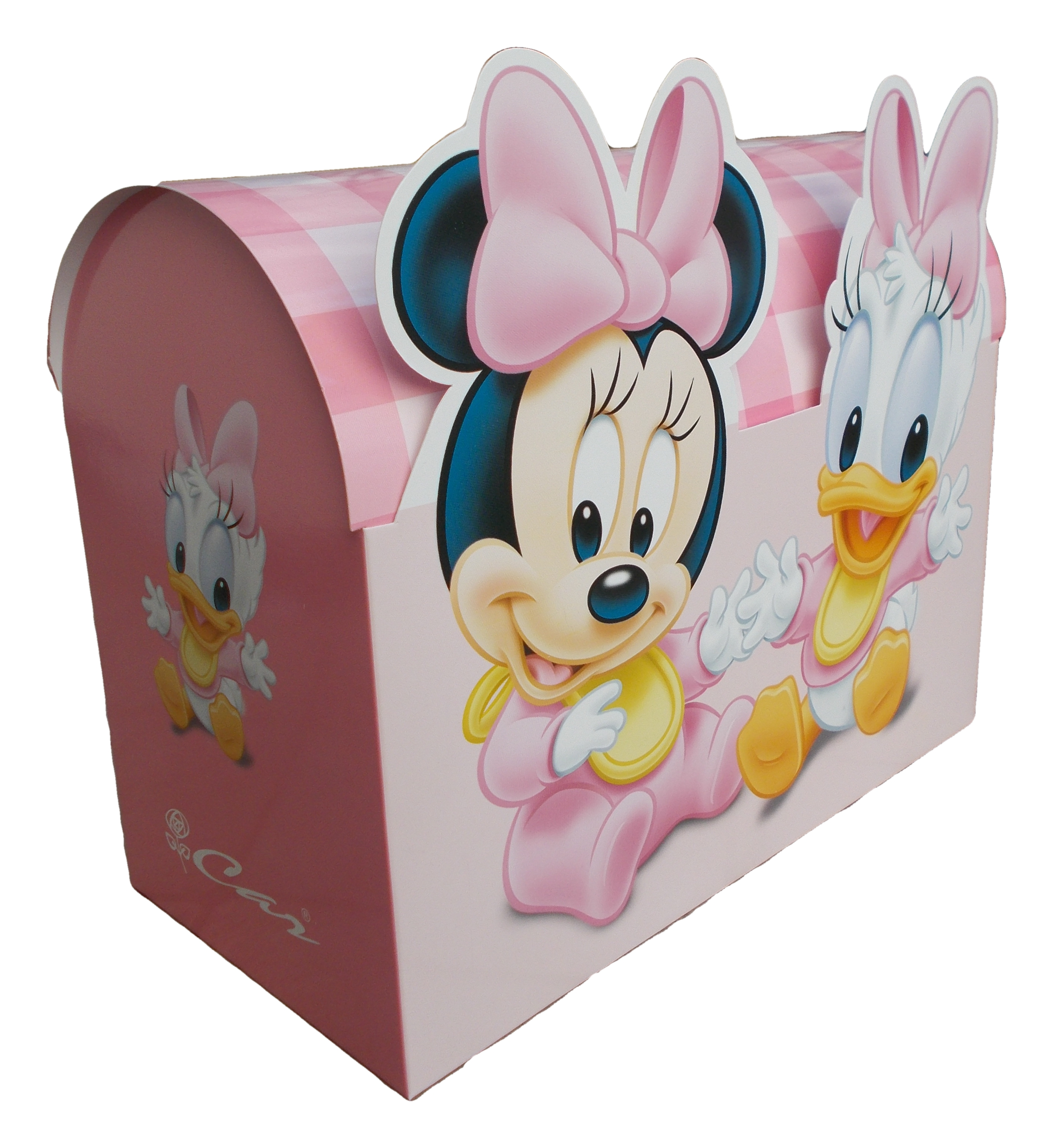 Baule Porta Bomboniere DISNEY Minnie e Paperina Cm. 33x16x26