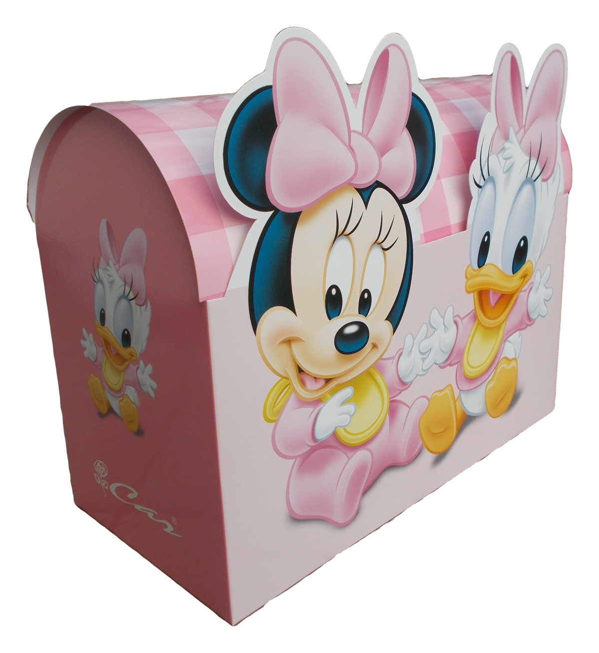 Baule Porta Bomboniere DISNEY Minnie e Paperina Cm. 33x16x26