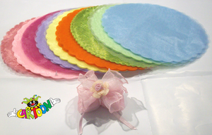 Veli per Confetti Tulle a Rete Pz 10 Vari Colori