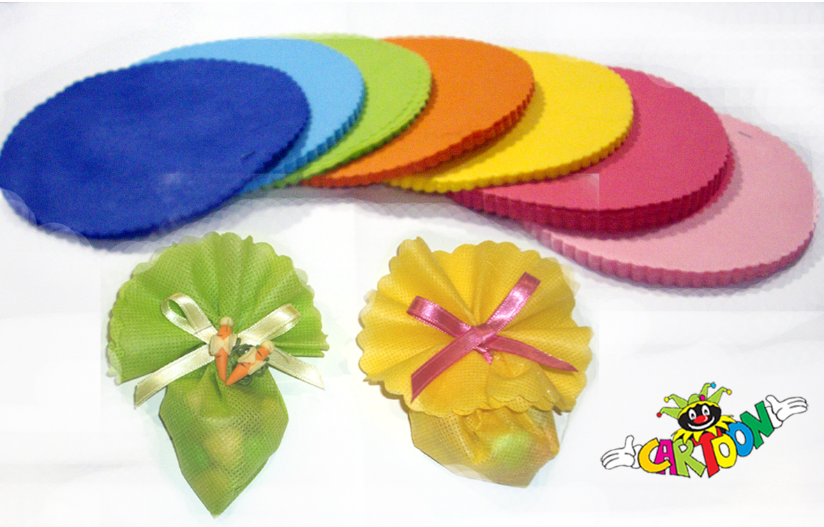 Veli per Confetti Tulle a Rete Pz 10 Vari Colori