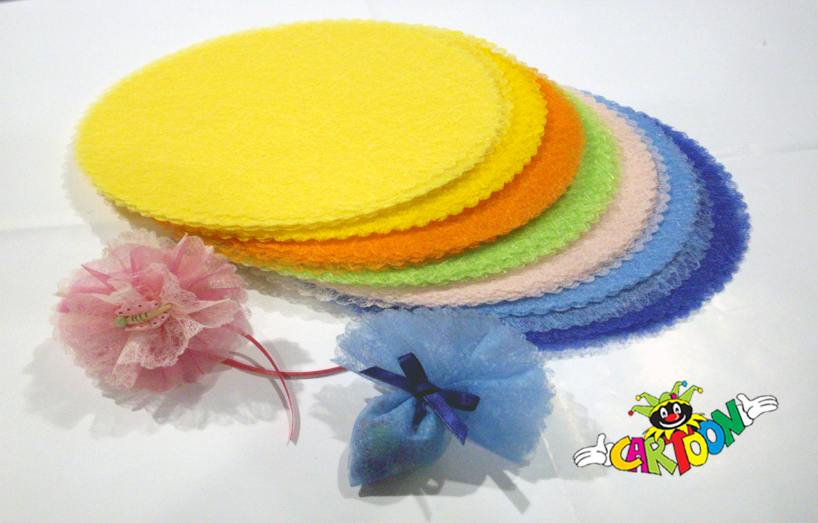 Veli per Confetti Tulle a Rete Pz 10 Vari Colori