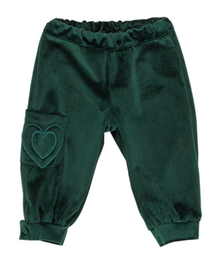 Pantalone Lungo in Velluto Meilisa Bai Neonata Bambina 100%pl 100%co - Fl4790