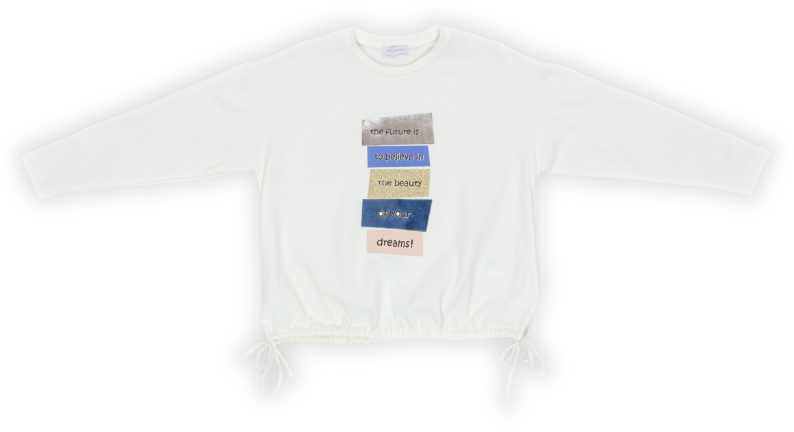 T-Shirt M.l. Meilisa Bai Bambina Ragazza 92% Co 8%ea - Fl4835
