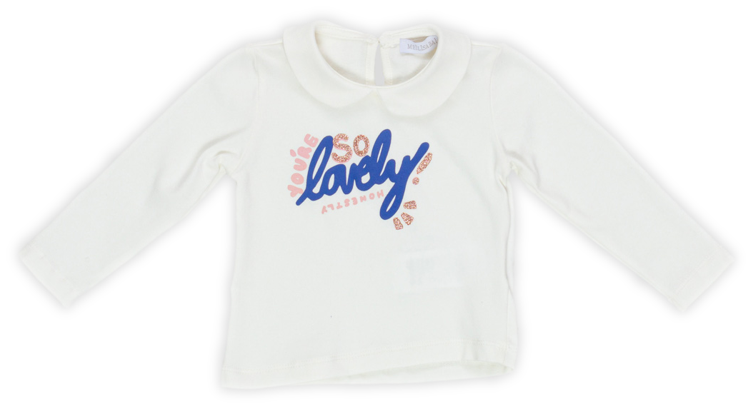 T-Shirt M.l. Meilisa Bai Neonata Bambina 92%co 8%ea - Fl4701