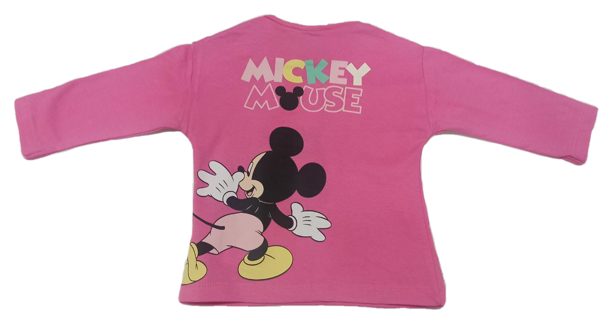 T-Shirt M.l. Minnie Mouse DISNEY Maglietta Neonata Sun City - Vh0004fuxia