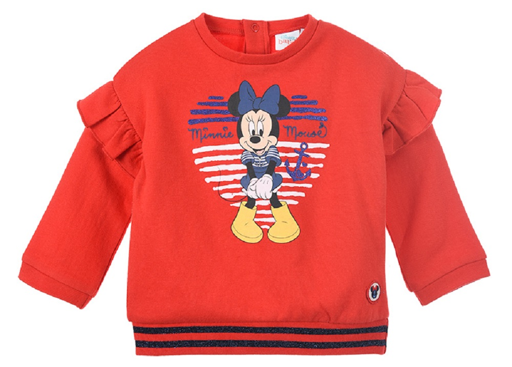 Maglione Minnie Mouse DISNEY Maglietta Neonata Sun City - Vh0019rosso