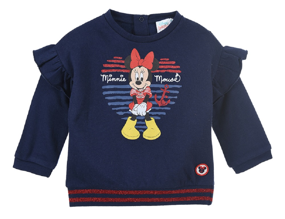 Maglione Minnie Mouse DISNEY Maglietta Neonata Sun City - Vh0019blu