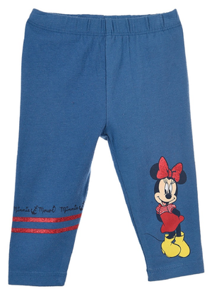 Leggings Minnie Mouse DISNEY Pantalone Neonata Sun City - Vh0021blu