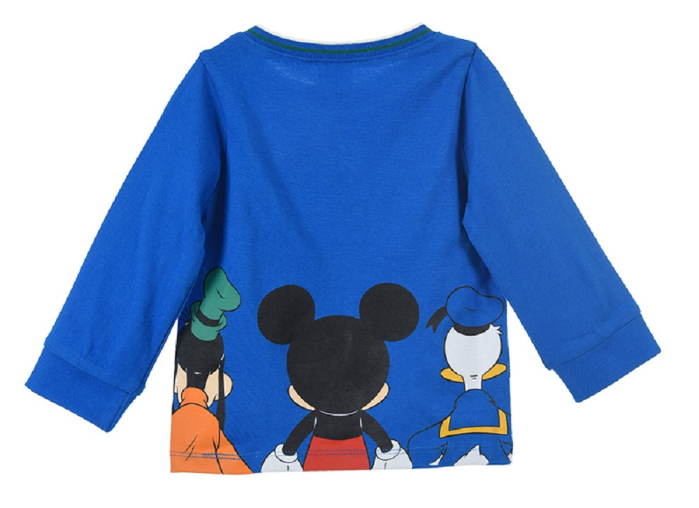 T-Shirt M.l. Mickey Mouse DISNEY Topolino Maglietta Neonato Sun City - Vh0009blu