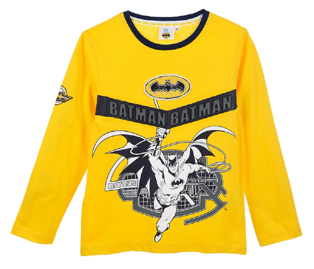 T-Shirt M.l. Batman Bambino Ragazzo Sun City - Vh1194senape