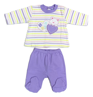 Tutina Lunga Talaman  Neonata 0 Mesi Viola-1036