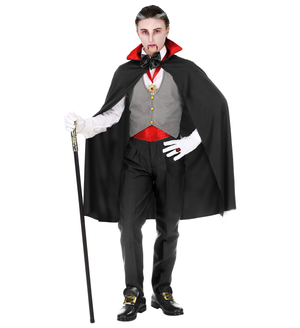Costume Vestito Abito Travestimento Carnevale Halloween Vampiro Bambino - 0168