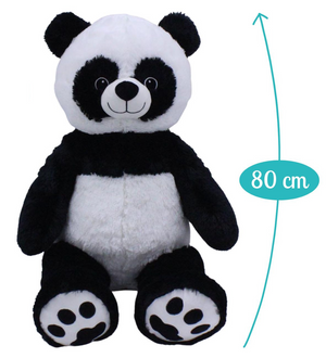 Peluche Gigante Panda Chouka Morbido Pupazzo 80 CM - 16601