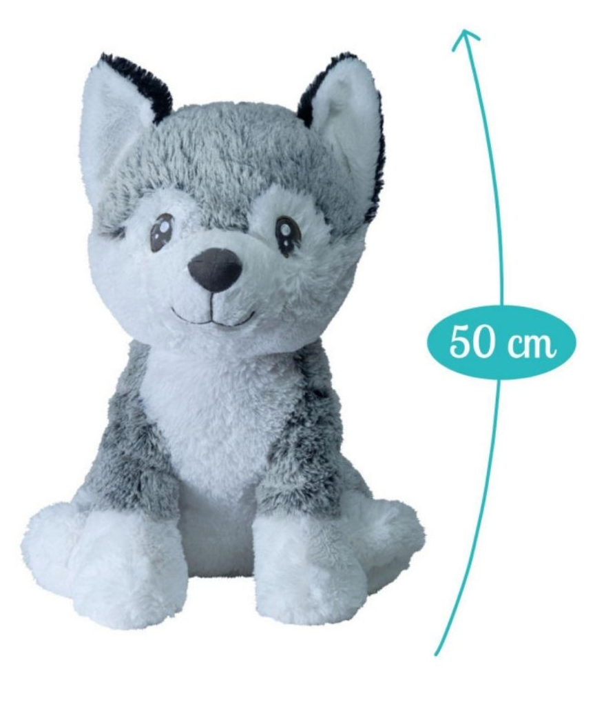 Peluche Husky Kodi Morbido Pupazzo 50 CM - 16607