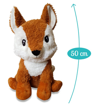 Peluche Volpe Gaspard  Morbido Pupazzo 50 CM - 16608