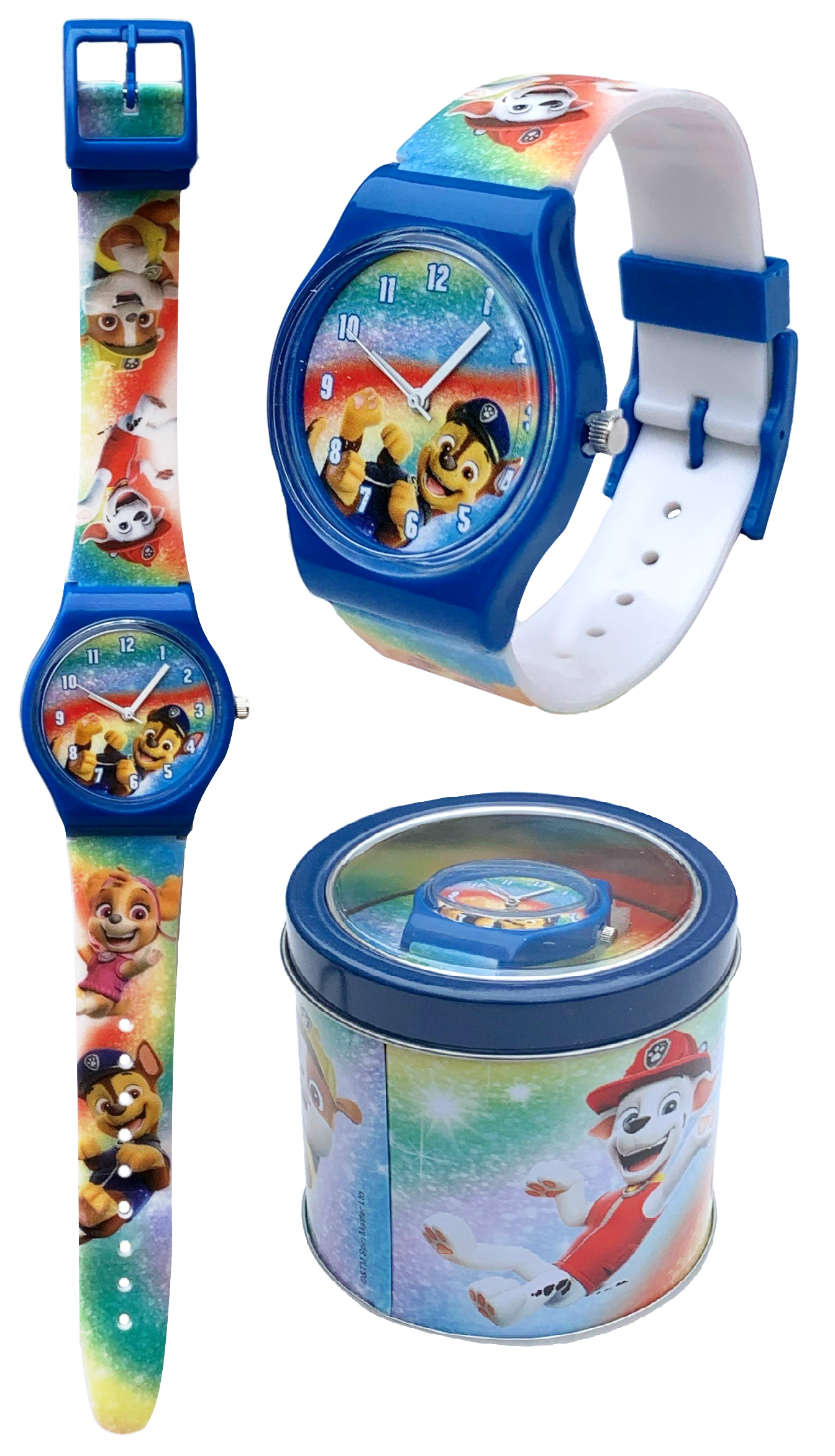 Orologio Paw Patrol da Polso Analogico in Scatola di Latta - Pw19878