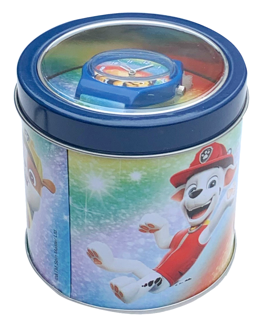Orologio Paw Patrol da Polso Analogico in Scatola di Latta - Pw19878