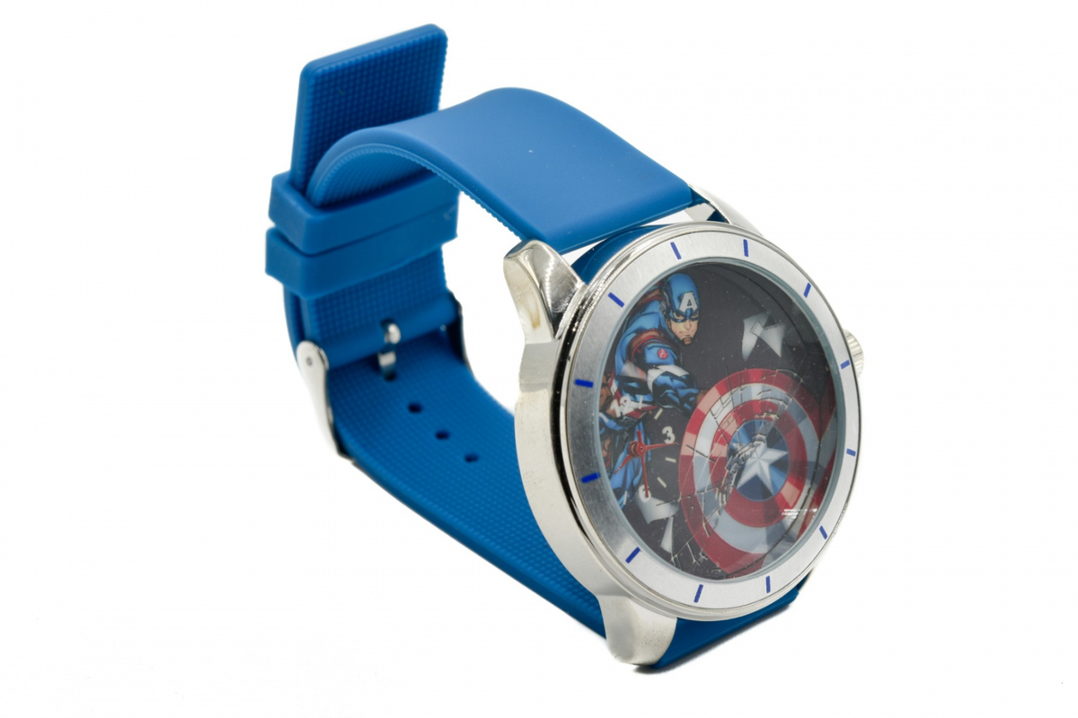 Orologio Avengers MARVEL Capitan America da Polso Analogico in Scatola di Latta - Mv15785