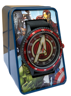 Orologio Avengers MARVEL da Polso Analogico in Scatola di Latta - Mv15784
