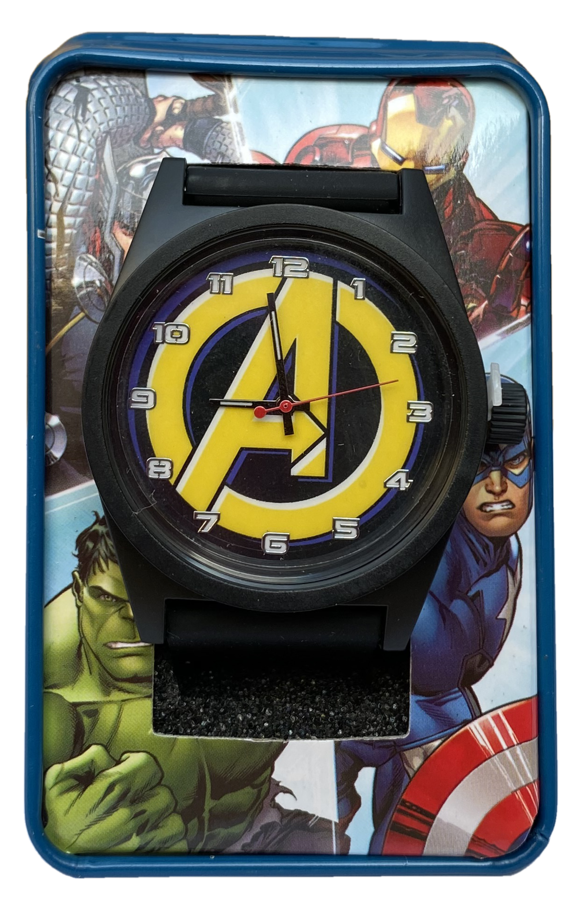 Orologio Avengers MARVEL da Polso Analogico in Scatola di Latta - Mv15787