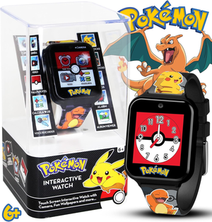 Orologio Interattivo Pokemon Pikachu Smartwatch Gioco Multifunzione con USB - Pok4231