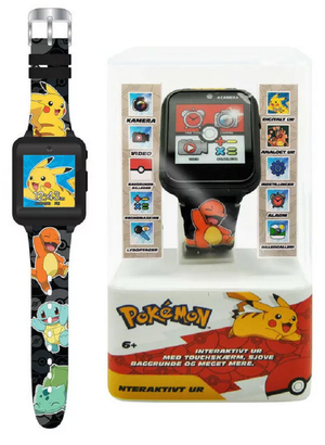 Orologio Interattivo Pokemon Pikachu Smartwatch Gioco Multifunzione con USB - Pok4231