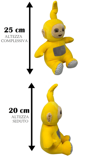 Peluche Teletubbies Tinky Winky Dipsy Laa-Laa Po Assortiti 4 Morbidi Pupazzi 25 Cm. - Ttb-9295