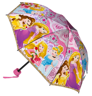 Ombrello Pieghevole Principesse DISNEY 8 Raggi Bambina - D04544mc