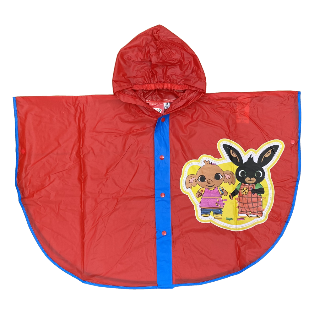 Set Pioggia Mantellina + Ombrello Bing e Sula 3/4 Anni Bambino - Q04600mc+q04598mc