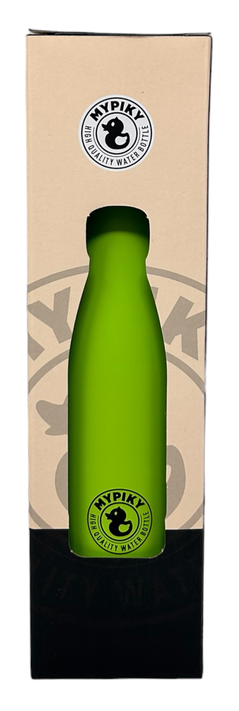 Bottiglia in Acciaio Inox 18/10 Thermos Doppia Parete - Beccuccio Stile Pet  500 Ml. Verde Mela - Mp05vm