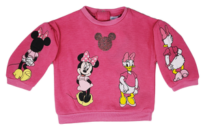 Maglione Minnie Mouse DISNEY Maglietta Neonata Sun City - Vh0003rosa