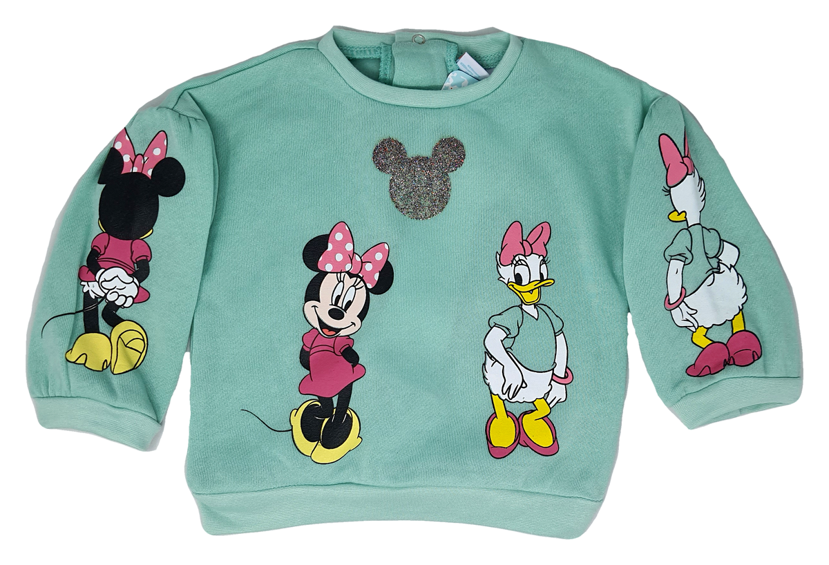 Maglione Minnie Mouse DISNEY Maglietta Neonata Sun City - Vh0003turchese